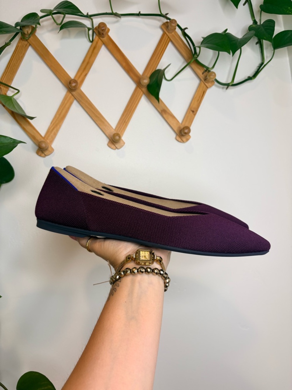ROTHYS The Point II Purple Flats